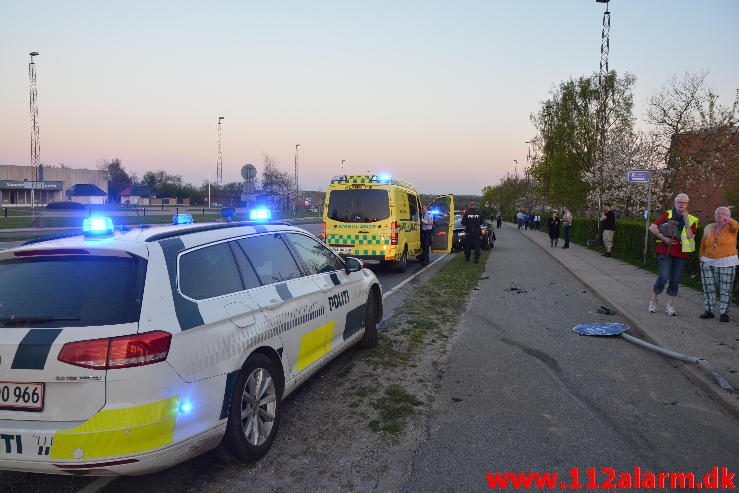 FUH med fastklemt. Viborgvej i Vejle. 08/05-2016. Kl. 17:30.