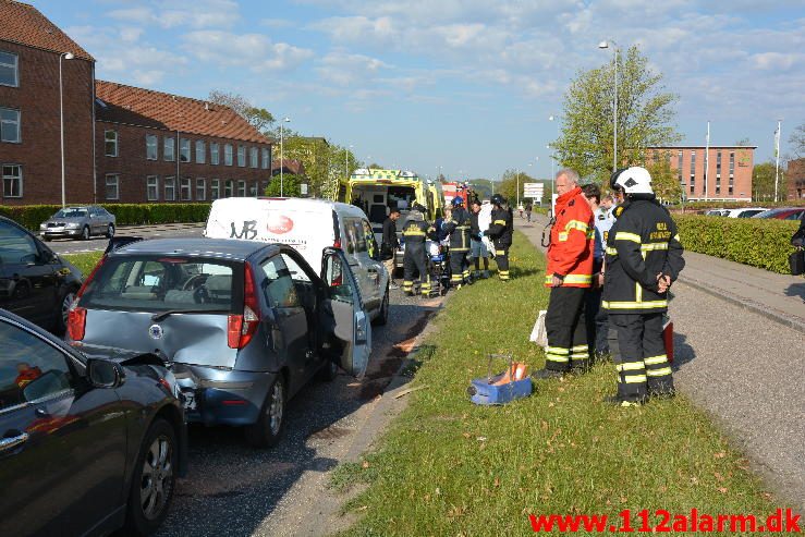 FUH med fastklemt. Damhaven i Vejle. 09/05-2016. Kl. 8:09.