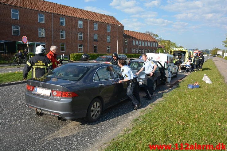 FUH med fastklemt. Damhaven i Vejle. 09/05-2016. Kl. 8:09.