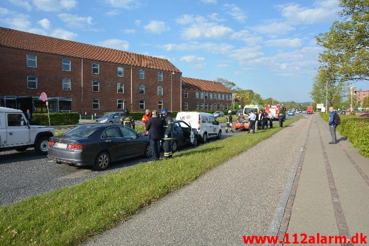 FUH med fastklemt. Damhaven i Vejle. 09/05-2016. Kl. 8:09.