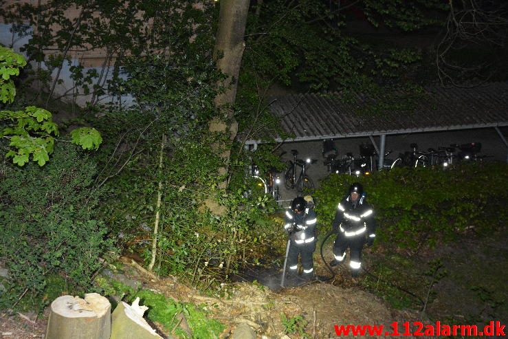 Mindre brand. Jellingvej i Vejle. 11/05-2016. Kl. 23:38.