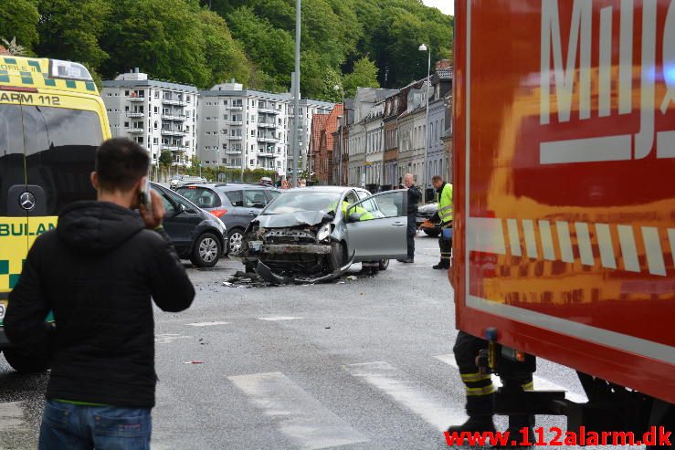 Så skete det igen. Horsensvej og Nørrebrogade. 14/05-2016. Kl. 13:27.