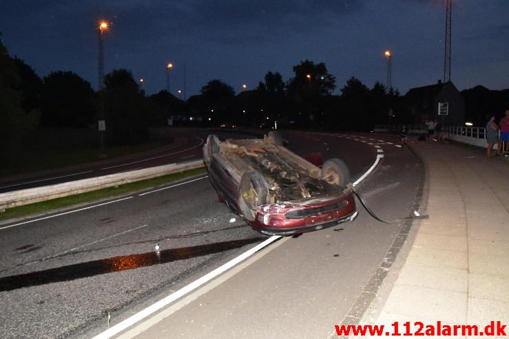 Stak af fra uheldet. Koldingvej i Vejle. 21/07-2016. Kl. 22:11.