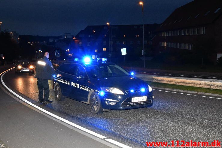 Stak af fra uheldet. Koldingvej i Vejle. 21/07-2016. Kl. 22:11.