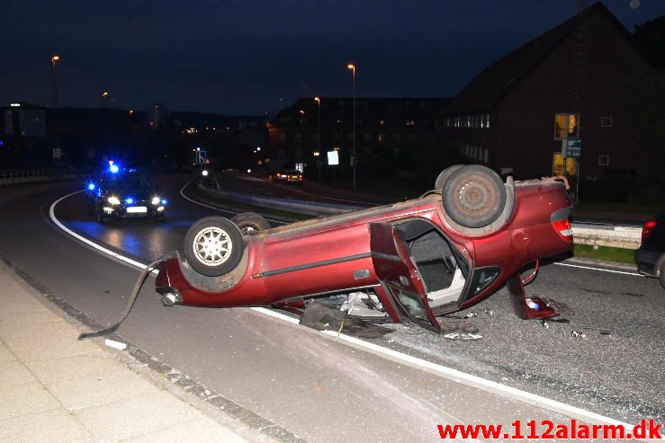 Stak af fra uheldet. Koldingvej i Vejle. 21/07-2016. Kl. 22:11.