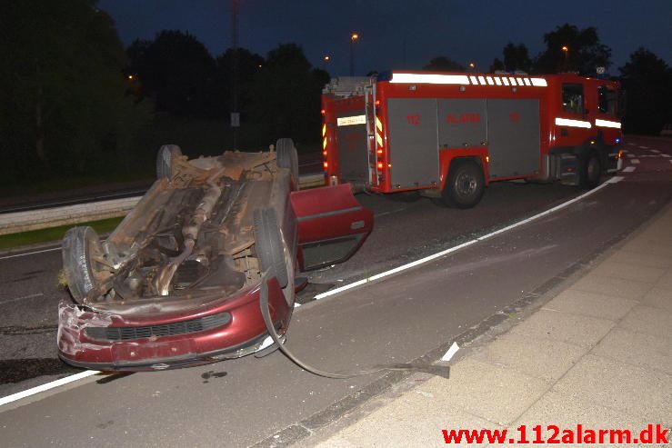 Stak af fra uheldet. Koldingvej i Vejle. 21/07-2016. Kl. 22:11.