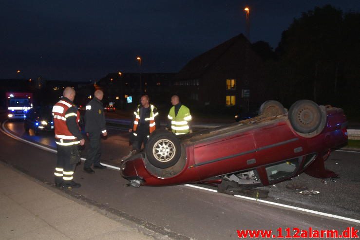 Stak af fra uheldet. Koldingvej i Vejle. 21/07-2016. Kl. 22:11.