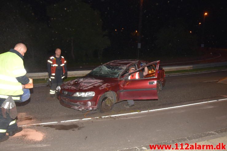 Stak af fra uheldet. Koldingvej i Vejle. 21/07-2016. Kl. 22:11.