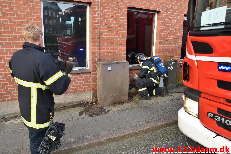 Brand i elskab. Vesterbrogade i Vejle. 18/08-2016. Kl. 06:52.