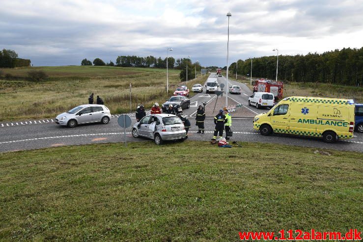 FUH med fastklemt. Viborg Hovedvejen. 06/10-2016. Kl. 16:29.