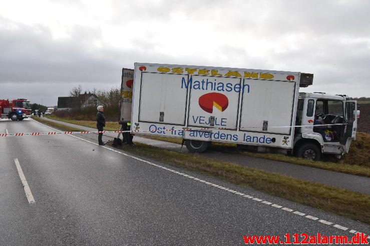 FUH med Fastklemte. Vilstrupvej ved Vejle. 15/11-2016. Kl. 14:45.