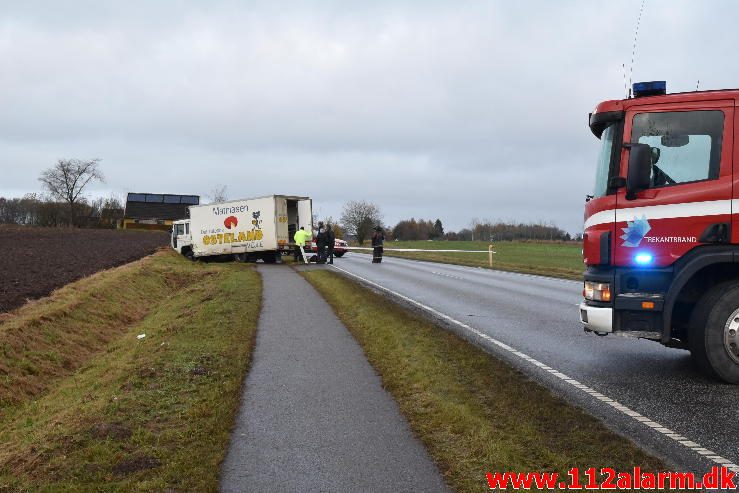 FUH med Fastklemte. Vilstrupvej ved Vejle. 15/11-2016. Kl. 14:45.