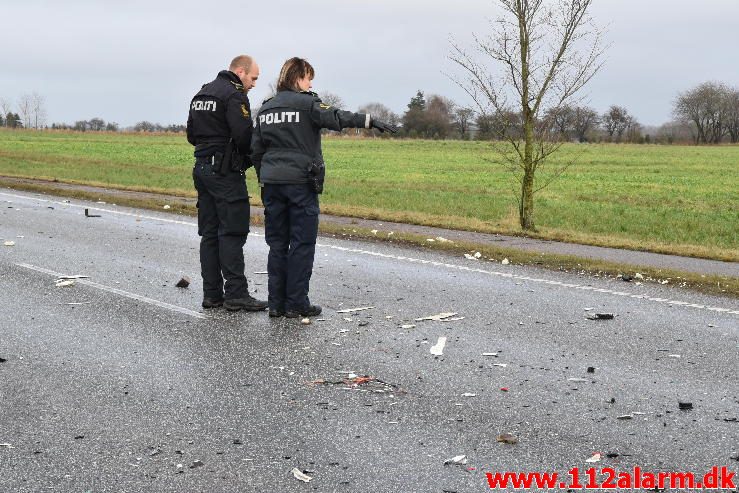 FUH med Fastklemte. Vilstrupvej ved Vejle. 15/11-2016. Kl. 14:45.