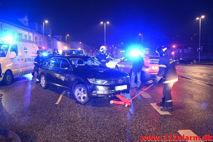 Fuh-Fastklemt. Vesterbrogade i Vejle. 22/12-2016. KL. 05:52.