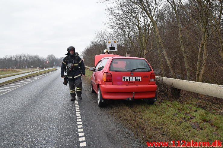 Bilbrand. Bredstenvej ved Skibet. 24/01-2017. Kl. 10:38.