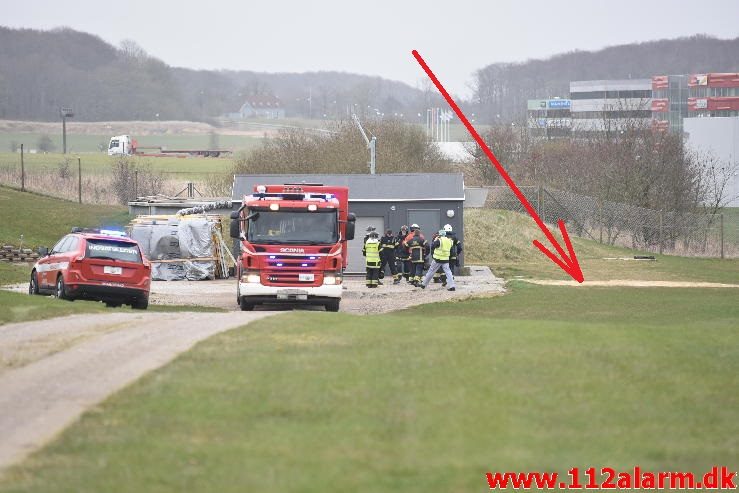 Større kemikalieudslip. Tulipvej i Vejle. 29/03-2017. Kl. 14:56.