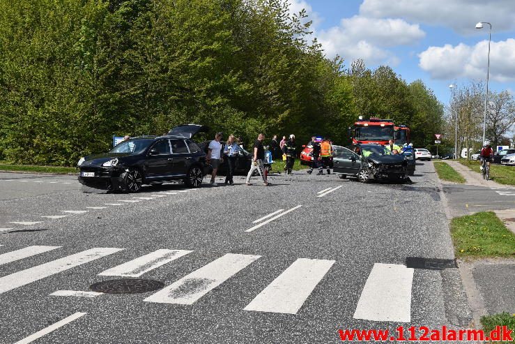 FUH med fastklemt. Hældagervej i Vejle Ø. 15/05-2017. Kl. 14:18.