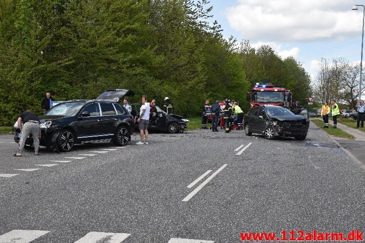 FUH med fastklemt. Hældagervej i Vejle Ø. 15/05-2017. Kl. 14:18.