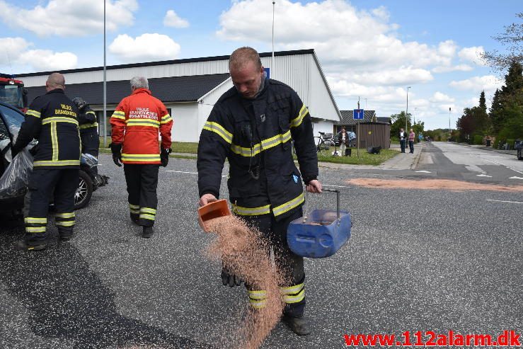 FUH med fastklemt. Hældagervej i Vejle Ø. 15/05-2017. Kl. 14:18.