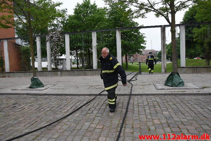 Mindre Brand. Byparken i Vejle. 29/05-2017. Kl. 20:39.