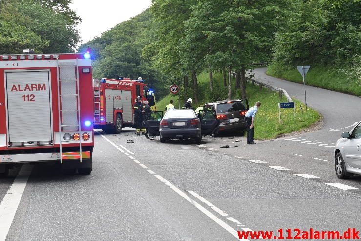 FUH med fastklemt. Ibæk Strandvej i Vejle. 06/06-2017. Kl. 18:25.