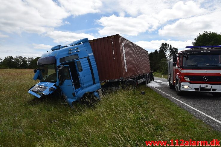 Dræbt på stedet. Viborg Hovedvej ved Tørring. 21/06-2017. Kl. 12:22.