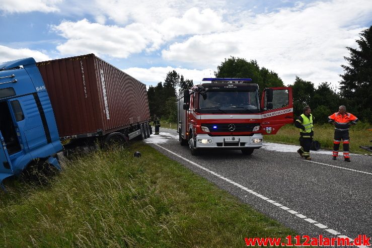 Dræbt på stedet. Viborg Hovedvej ved Tørring. 21/06-2017. Kl. 12:22.