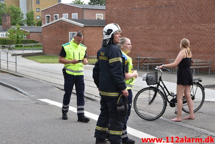 Personredning – bygning. Nørremarksskolen i Vejle. 07/07-2017. Kl. 19:10.