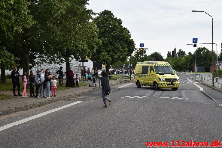 Personredning – bygning. Nørremarksskolen i Vejle. 07/07-2017. Kl. 19:10.