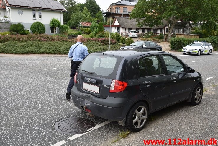 FUH-Fastklemte. Ribe Landevej i Nr. Vilstrup. 25/07-2017. Kl. 17:36.