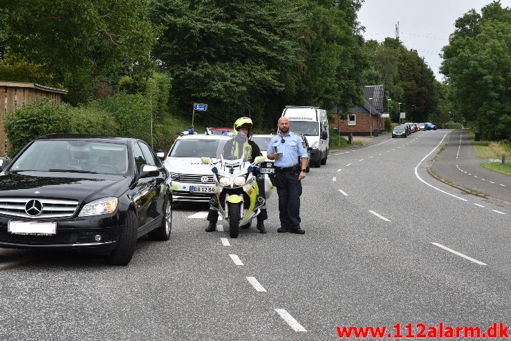 FUH-Fastklemte. Ribe Landevej i Nr. Vilstrup. 25/07-2017. Kl. 17:36.