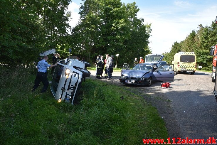 FUH med Fastklemte. Ryttergrøftsvejen ved Gårslev. 03/09-2017. KL.12:59.