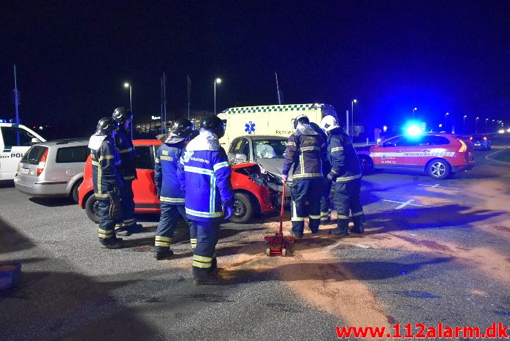 FUH med Fastklemt. Horsensvej og Juulsbjergvej. 31/10-2017. Kl. 18:42.