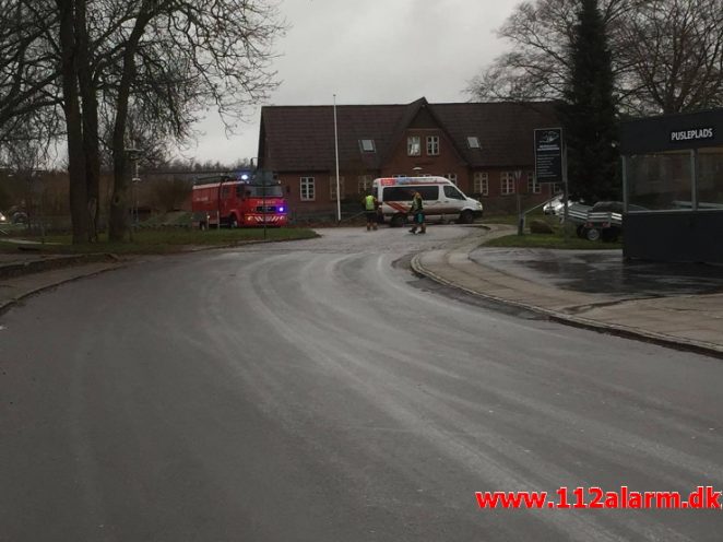 Mindre forurening. Aftensang i Egtved. 05/12-2017. Kl. 08:53.