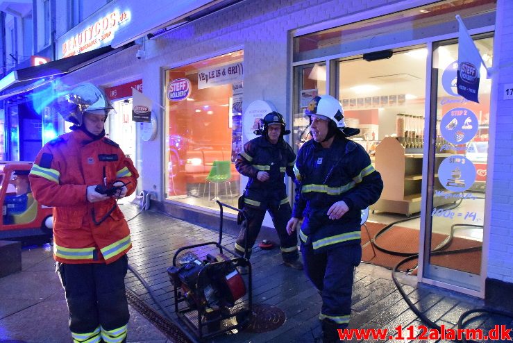 Bygn.brand-Etageejendom. Torvegade 17B i Vejle. 01/02_2018. Kl. 17:01.