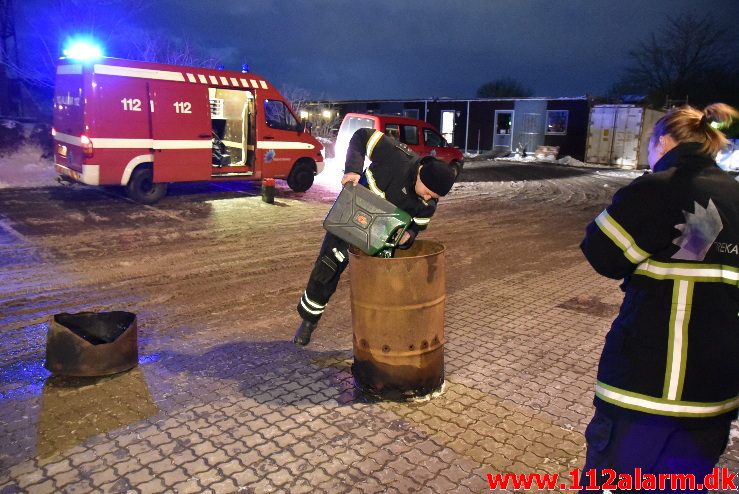 Øvelse på Syddansk Erhvervsskole i Vejle. 28/02-2018. Kl. 19:00.