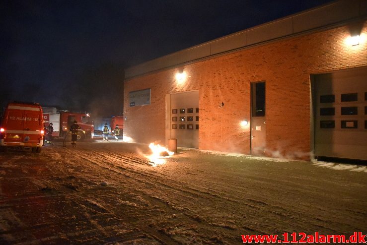 Øvelse på Syddansk Erhvervsskole i Vejle. 28/02-2018. Kl. 19:00.