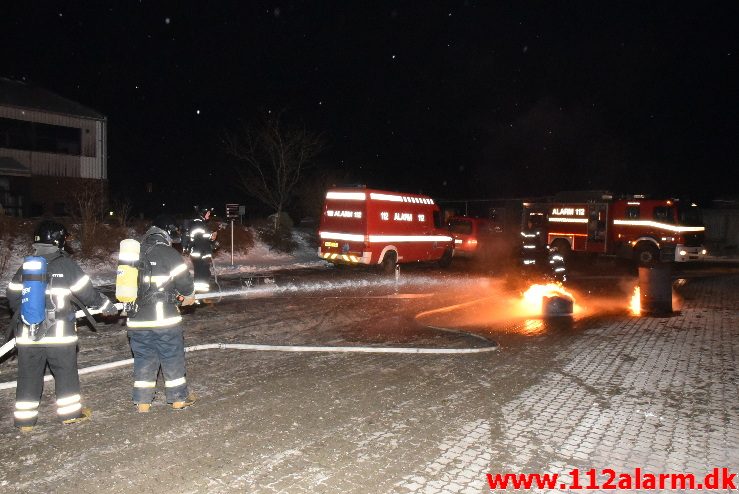 Øvelse på Syddansk Erhvervsskole i Vejle. 28/02-2018. Kl. 19:00.