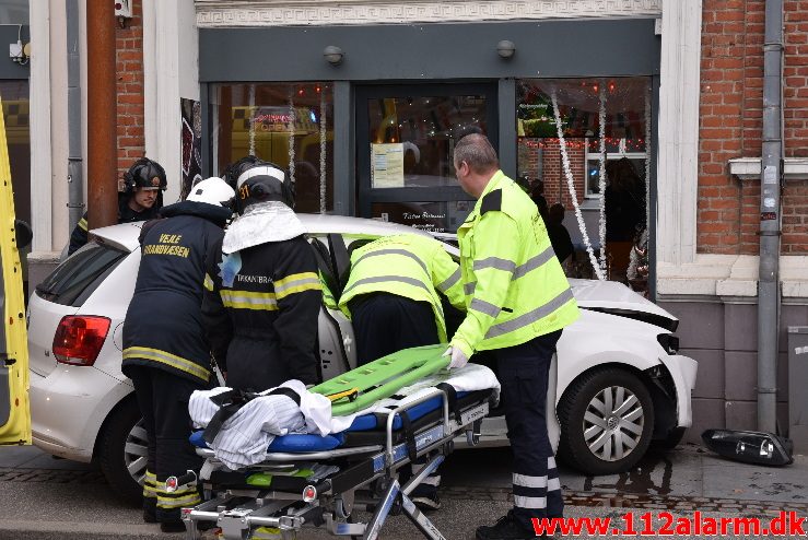 FUH med fastklemt. Dæmningen i Vejle. 31/03-2018. Kl. 18:45.