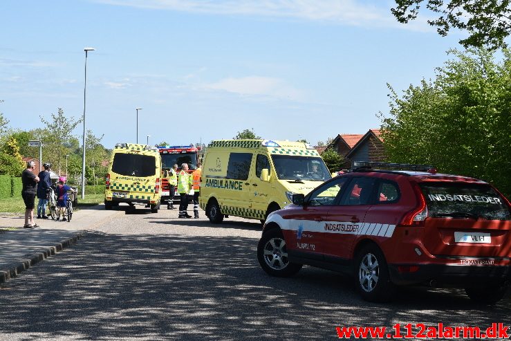 Fuh med fastklemt. kragelundvej i Børkop. 11/05-2018. Kl. 13:59.