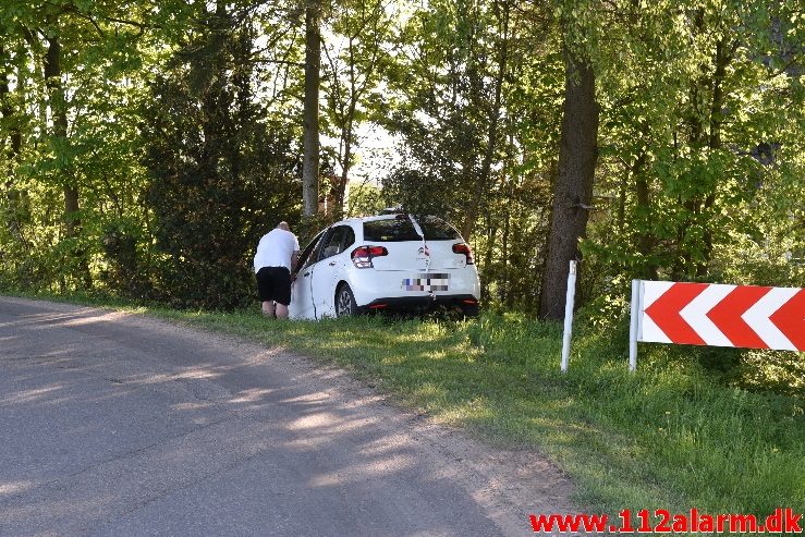 FUH - Færdselsuheld. Treldevej ved Fredericia. 11/05-2018. Kl. 18:29.