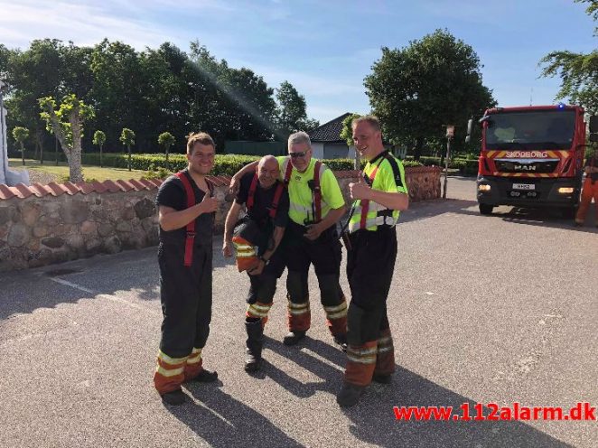 Større hedebrand. Randbøl. 25/05-2018. Kl. 11:28.