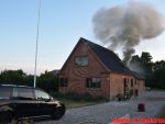 Brand i Villa. Skanderborgvej ved Uldum. 01/06-2018. KL. 21:03.