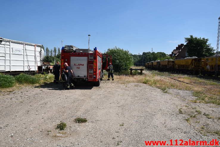 Mindre naturbrand. Gammelhavn i Vejle. 04/06-2018. Kl. 13:44.