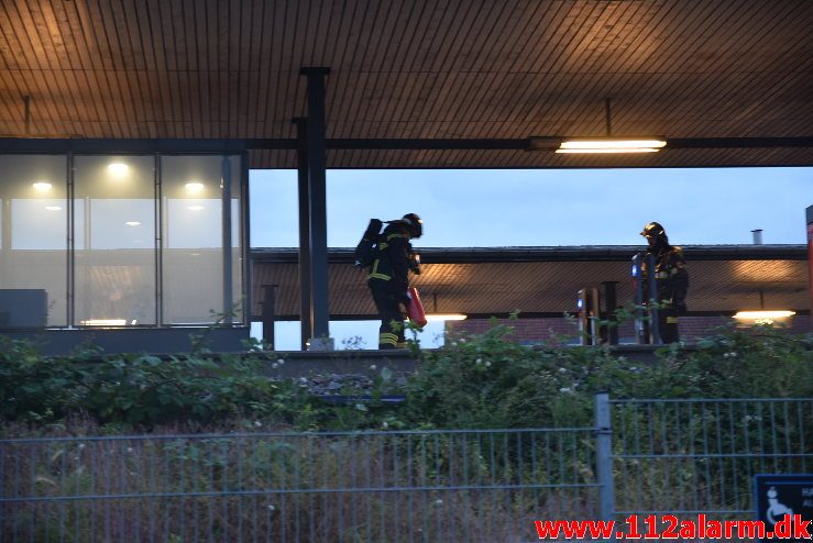 Omfattende hærværk. Banegården i Vejle. 11/06-2018. KL. 05:30.