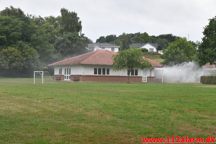 Brand i institution. Solvej i Vejle Ø. 23/06-2018. Kl. 20:18.