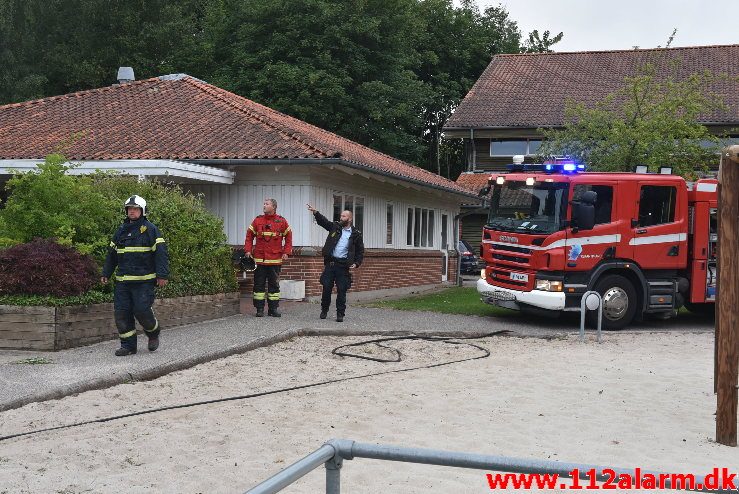 Brand i institution. Solvej i Vejle Ø. 23/06-2018. Kl. 20:18.