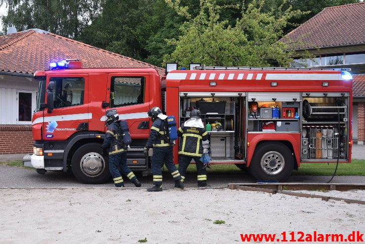 Brand i institution. Solvej i Vejle Ø. 23/06-2018. Kl. 20:18.