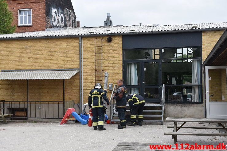 Mindre Brand i el. Grejsdalsvej i Vejle. 23/06-2018. Kl. 20:57.