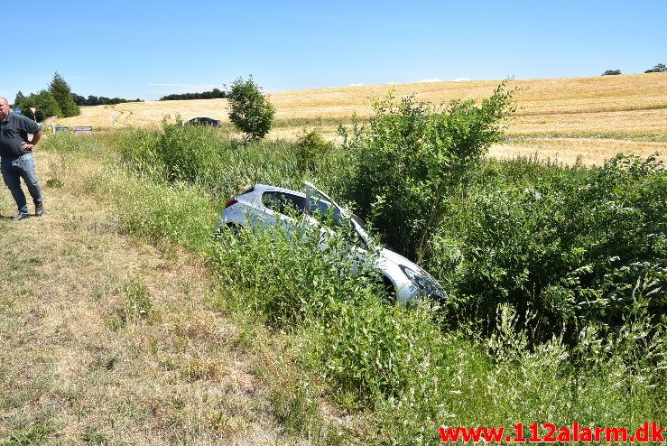 FUH - Fastklemte Bil. Vejlevej ved Stouby. 26/06-2018. KL. 14:25.